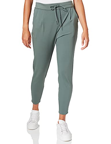 Vero Moda Damen VMEVA MR Loose String Pant GA NOOS Hose, Balsam Green, S/32 von VERO MODA