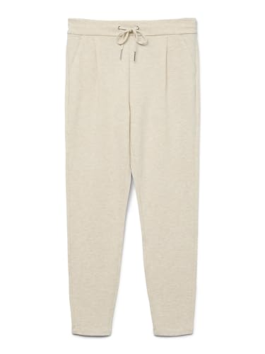 VERO MODA Damen VMEVA MW Loose String Pant GA NOOS Hose, Pumice Stone/Detail:Melange, S / 32L von VERO MODA