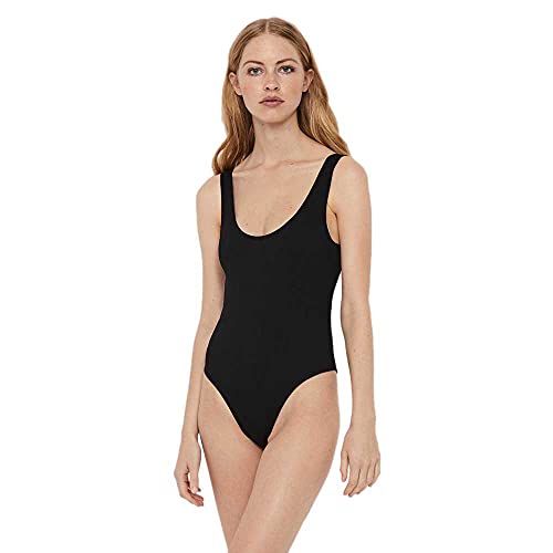 VERO MODA Damen VMEVE Bodystocking NOOS Body, Black, S/M von VERO MODA