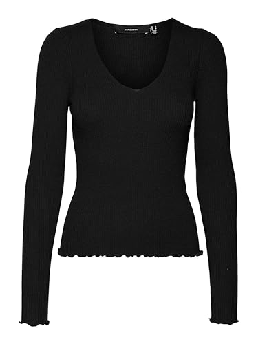 VERO MODA Damen Pullover 10291652 Black S von VERO MODA