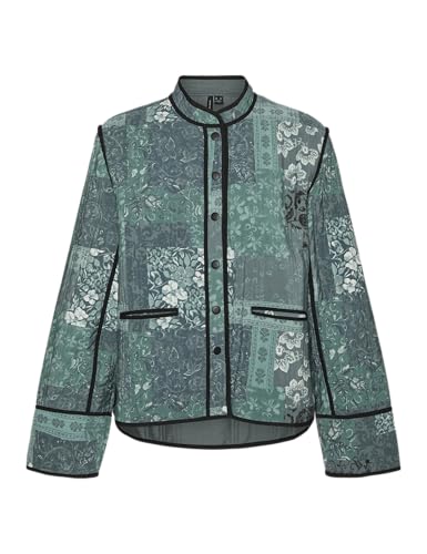 VERO MODA Damen VMFEDORA Flora LS Jacket WVN GA Kurzjacke, Balsam Green/AOP:Flora, M VERO MODA Damen VMFEDORA Flora LS Jacket WVN GA Kurzjacke, Balsam Green/AOP:Flora, M von VERO MODA