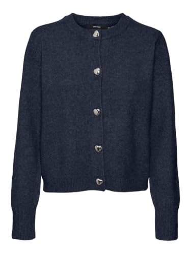 VMFIONA LS Short Button Cardigan GA Boo von VERO MODA