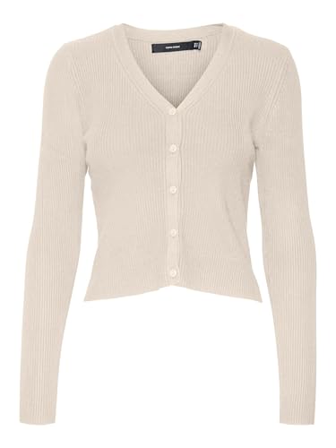 VERO MODA VMGLORY Rib LS V-Neck Cardigan GA NOOS von VERO MODA