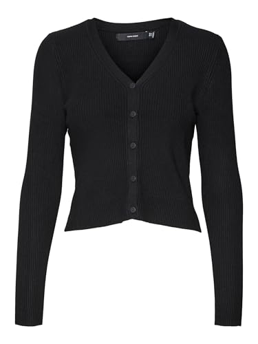 VERO MODA VMGLORY Rib LS V-Neck Cardigan GA NOOS von VERO MODA