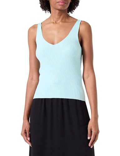 VERO MODA Damen VMGLORY SL Rib GA NOOS Top, Clearwater,XL von VERO MODA