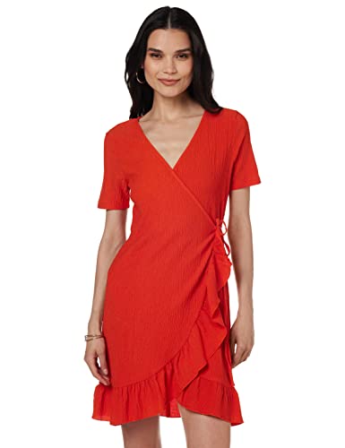 VERO MODA Womens Spicy Orange Short Dresses von VERO MODA