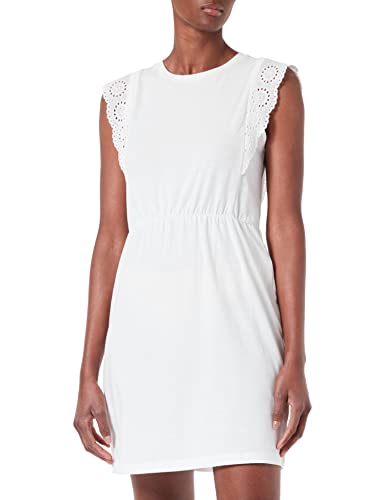 VERO MODA Womens Snow White Short Dresses von VERO MODA