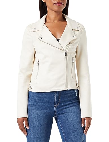 VERO MODA Damen VMJOSE AW23 Short Faux Suede Jacket NOOS Jacke, Oatmeal, L von VERO MODA