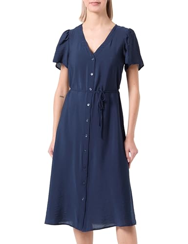 VMJOSIE SS Calf Shirt Dress WVN GA von VERO MODA