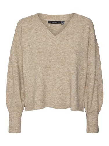 VERO MODA VMJUPITER LS V-Neck Pullover BF von VERO MODA