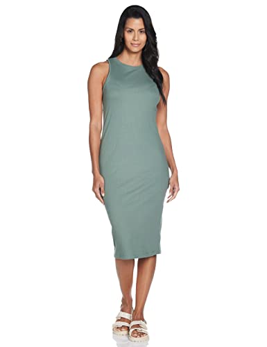 VERO MODA Damen Vmlavender Sl Calf Dress VMA Noos Kleid, Laurel Wreath, L von VERO MODA