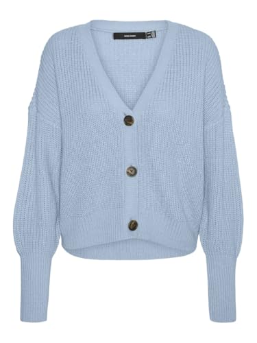 VERO MODA VMLEA LS V-Neck Cuff Cardigan NOOS von VERO MODA