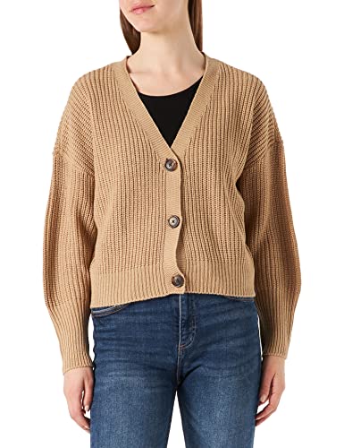 VERO MODA Damen Strickjacke Langarm V-Ausschnitt Cardigan Knitted Basic Stretch Sweater VMLEA von VERO MODA