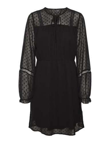 VERO MODA VMLEAH LS Short LACE Dress WVN GA NOOS von VERO MODA