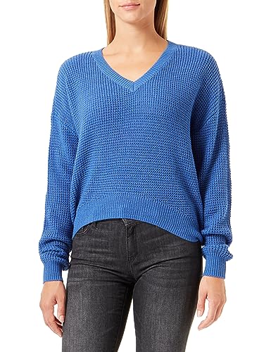 VMLEANNA LS V-Neck Short Pullover GA Boo von VERO MODA