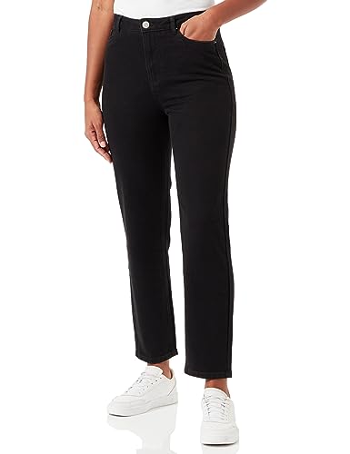 VERO MODA Damen VMLINDA HR MOM GU164 GA NOOS Jeans, Black, 27/32 von VERO MODA