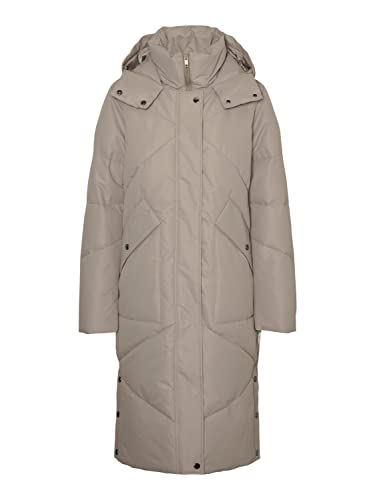 VERO MODA Damen VMLOUISE Zigzag Long Coat NOOS Mantel, Laurel Oak, S von VERO MODA