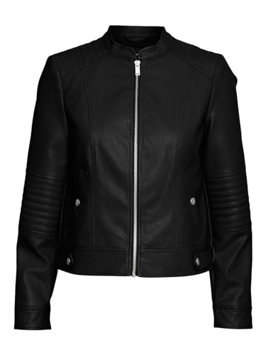 VERO MODA Damen VMLOVE Love Short Coated Jacket Jacke, Black, M von VERO MODA