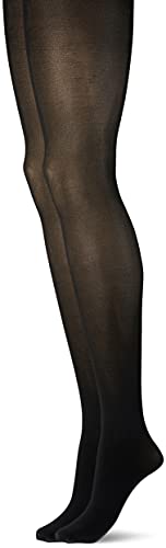 Vero Moda Damen VMLOVE TIGHTS-40 DEN 2-Pack NOOS Strumpfhose, 40_DEN, Black/Pack:2, L/XL von VERO MODA