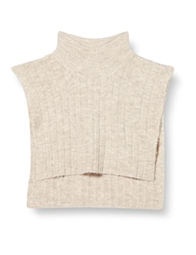 VERO MODA Damen VMLULU LEFILE BIBNECK Boo Schal, Birch/Detail:W. Melange, ONE Size von VERO MODA