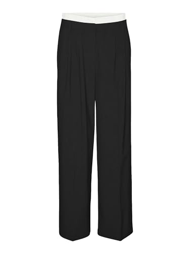 VERO MODA Damen VMMADJA MW Wide Boxer Detail Pant Stoffhose, Black, 36W x 32L VERO MODA Damen VMMADJA MW Wide Boxer Detail Pant Stoffhose, Black, 36W x 32L von VERO MODA