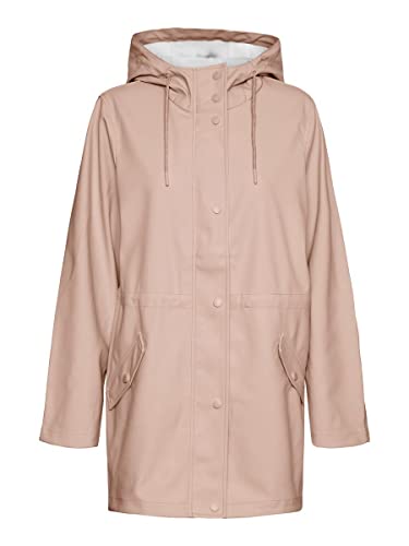 VERO MODA Damen VMMALOU Coated Jacket NOOS Tall Jacke, Mahogany Rose, L/T von VERO MODA