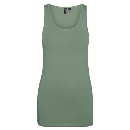 VERO MODA Damen VMMAXI My Soft Long Tank NOOS Top, Hedge Green, XS von VERO MODA