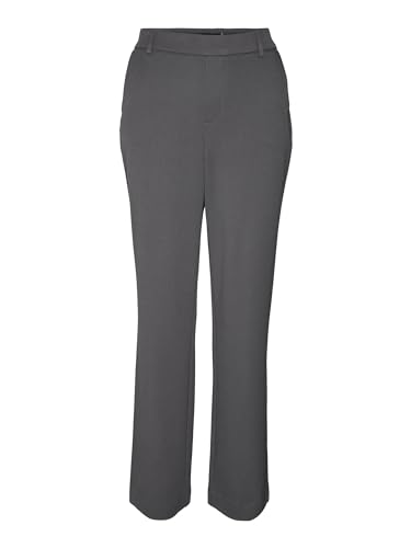 VERO MODA Damen VMMAYA MR Straight SOLID Pant NOOS Hose, Grey Pinstripe, XL/34 von VERO MODA