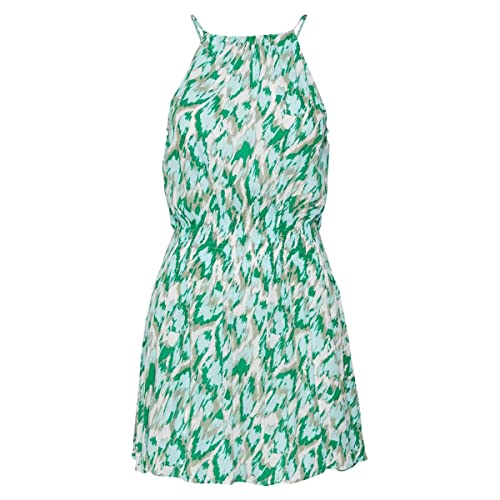 VERO MODA Damen Vmmenny Mini Halter Neck Dress WVN Ga Kleid, Limpet Shell/AOP:Mette, M EU von VERO MODA