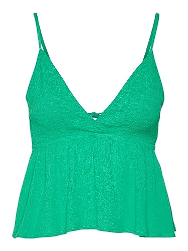 VERO MODA Damen VMMENNY Smock Singlet WVN GA Top, Bright Green, XS von VERO MODA