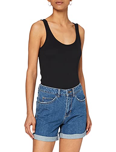 Vero Moda NOS Damen Shorts VMNINETEEN HR Loose Mix NOOS, Blau (Medium Blue Denim), W(Herstellergröße: S) von Vero Moda