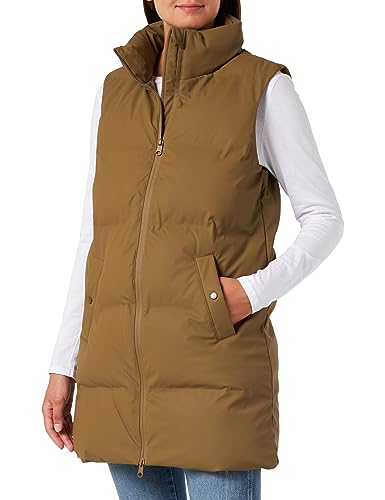 VERO MODA Damen VMNOE AW23 Coated Waistcoat BOOS Weste, Capers, S von VERO MODA