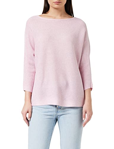 VERO MODA Damen VMNORA 3/4 Boatneck Blouse NOOS 10210570, Parfait Pink/Melange, XS von VERO MODA