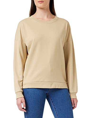 Vero Moda Damen VMOCTAVIA LS SWEAT GA NOOS Sweatshirt, White Pepper, L von VERO MODA