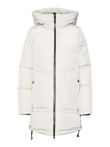 VERO MODA Damen Vmoslo 3/4 Down Jacket Noos, Oatmeal, Einheitsgröße EU von VERO MODA