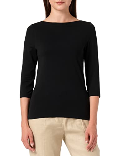 Vero Moda Damen VMPANDA MODAL 3/4 TOP JRS NOOS Langarmshirt, Black, XS von VERO MODA