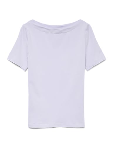 VERO MODA Damen VMPANDA MODAL S/S NOOS Top, Purple Heather,XS von VERO MODA