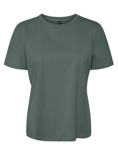 VERO MODA Damen VMPAULINA SS GA JRS NOOS T-Shirt, Balsam Green, S von VERO MODA