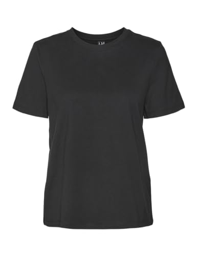 VERO MODA Damen VMPAULINA SS GA JRS NOOS T-Shirt, Black, S von VERO MODA
