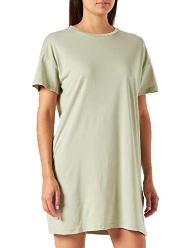 VERO MODA Damen T-Shirt Kleid Vmpia Ss Oversize Dress Noos, Desert Sage, S von VERO MODA