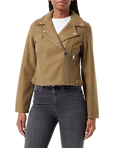 VERO MODA Damen VMPOP Short Biker Jacket BOOS Jacke, Capers, S von VERO MODA