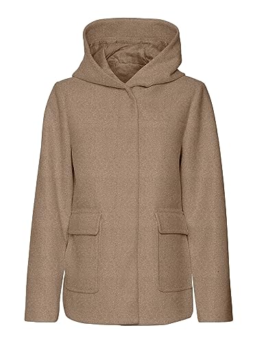 VERO MODA Damen VMPOPSIA Jacket GA BOOS Jacke, Silver Mink/Detail:Melange, M von VERO MODA