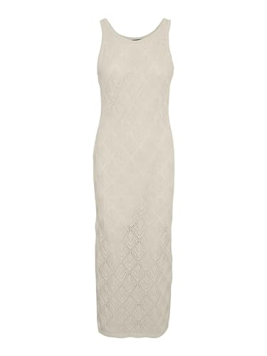 VERO MODA Damen VMRIVIERA SL 7-8 Dress langes Kleid, Birch, Small von VERO MODA