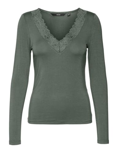 VMROSA LS V-Neck LACE TOP GA JRS NOOS von VERO MODA