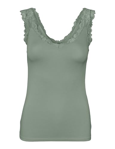 VERO MODA Damen VMROSA SL JRS NOOS Top, Hedge Green, Large von VERO MODA