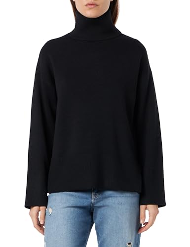 VERO MODA Damen VMSABA LS Rollneck GA NOOS Pullover, Black, XS von VERO MODA