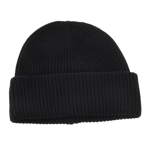 VERO MODA Damen VMSABA Rib Beanie GA NOOS Mütze, Black, ONE Size von VERO MODA