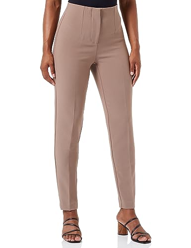 VERO MODA Damen VMSANDY HR Tapered Pant NOOS Hose, Brown Lentil, XL/30 von VERO MODA