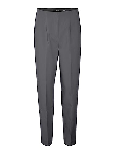 VERO MODA Damen VMSANDY HR Tapered Pant NOOS Hose, Grey Pinstripe, L/34 von VERO MODA