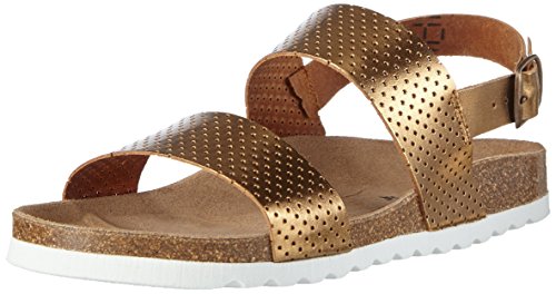 Vero Moda Damen VMSARA Leather Sandal Pantoletten, Braun (Copper), 38 von VERO MODA